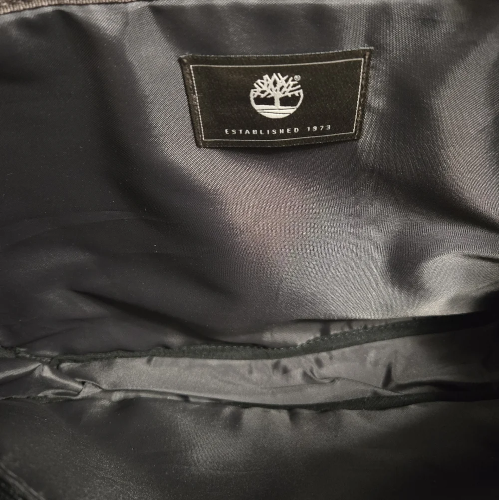 Timberland Brown and Black Messenger Bag